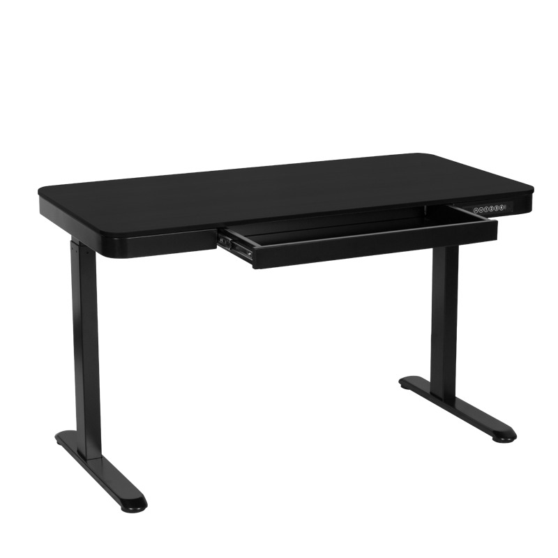 CR-118 E 140/70 Ергономично бюро с електрическо регулиране на височината черен